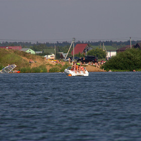 В жаркий день