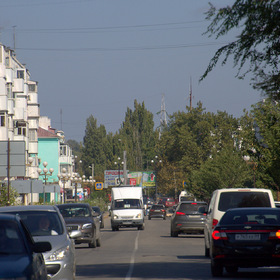 По дороге в порт Крым