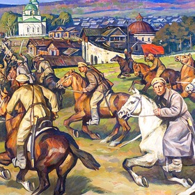 Красная Гвардия освобождает мой город.