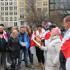 Union Square, Manhattan Freedom Day of Belarus