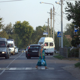 На переходе