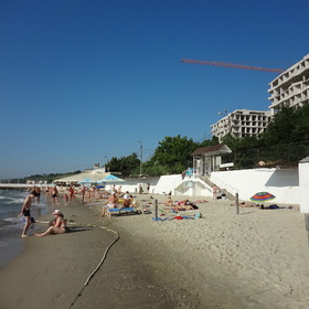 Ранее утро на пляже. 2 июня. Одесса.  Больше фото в комментариях.