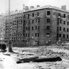 Город строится 50-е годы.