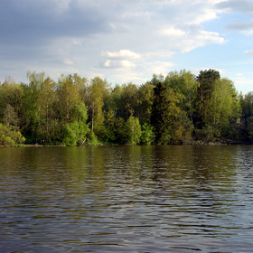 На озере
