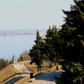 На берегу Волги
