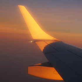 Travel. Крыло самолёта....