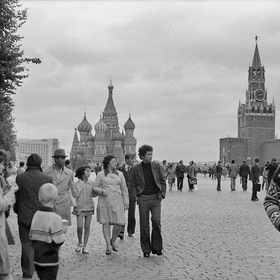 Красная площадь. Август 1980.