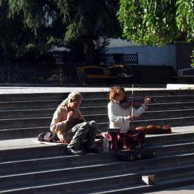 Уличные музыканты